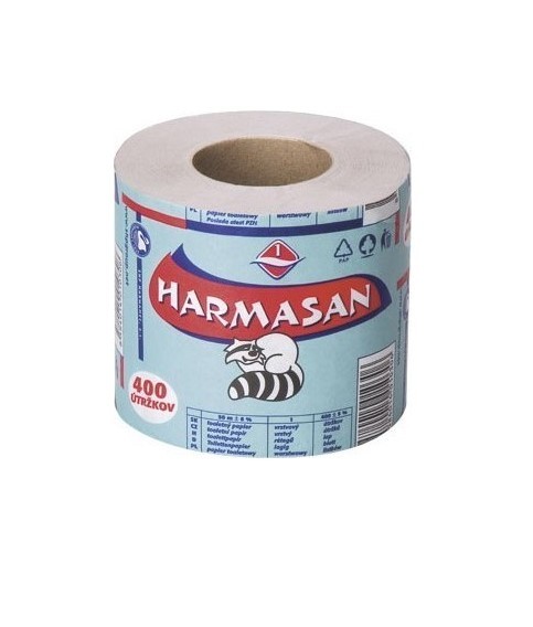 TP Harmasan 400 1620/pal 1vr TP Harmasan 400 1620/pal 1vr - Papírová hygiena Toaletní papír 1 vrstvý